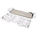 thumbnail image 3 of sweethay Soporte plegable para parrilla de pierna de pollo de acero inoxidable, soporte para asador de barbacoa, accesorios para barbacoa Cocina y Comedor No.2 sweethay HA024644-02, 3 of 6