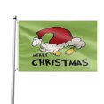 thumbnail image 1 of Bandera de exterior de Grinch de 3 x 5 pies, pancarta para exteriores, bandera de doble cara para casa, jardín, patio, desfile, cartel, decoración de fiesta, tapiz de pared, 1 of 8