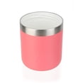thumbnail image 5 of Ozark Trail 10oz Ceramic Lined Stainless Steel Lowball Tumbler with Magnetic Tritan Transparent Slider Lid, Coral, 5 of 8