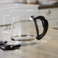 thumbnail image 4 of Black + Decker GC3000B Jarra de Repuesto para 12 tazas, Cristal, Color Negro BLACK + DECKER NA, 4 of 9