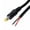 Straight head, variant on SDFGTstore DC5525 5.5x2.5mm Male Plug Open End Power Wire forSecurity Camera,DVR,LED Strip