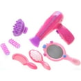 thumbnail image 4 of PlayWorld Pretty in Pink Beauty Salon Fashion Play Set With Hairdryer, Mirror, And Accessories - Pink, 4 of 9