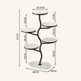 thumbnail image 2 of Homhougo 5 Tier Plant Stand, Metal Flower Pot Shelf Holder Clearance, Outdoor Display Rack Flower Pot Stand for Multiple Plants for Patio Garden Balcony Living Room Bedroom, 2 of 6