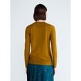 thumbnail image 3 of Free Assembly Women's and Women's Plus Cozy Yarn Crewneck Sweater, Midweight, Sizes XS-4X, 3 of 5