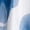 BLUE, variant on Women's Blue and White Floral Print Chiffon A-Line Maxi Silhouette Evening Gown with Deep V-Neck