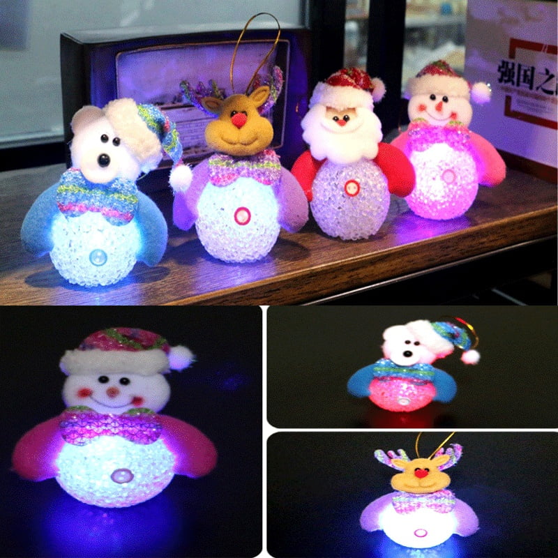 6X Christmas Tree Decorations DIY Clay Pendants Decor Hanging Ornament Gift#