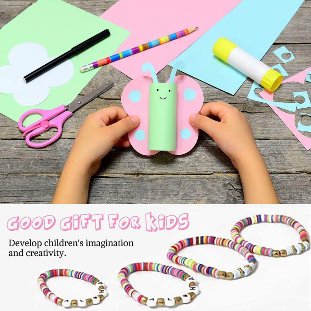 Apuakthei 4000 Pcs Clay Beads 20 Colors Flat Round Clay Beads with Pendant  Kit 3 Roll Elastic Strings for DIY Jewelry Making Bracelets Necklace