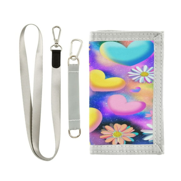 Novelty Wallets Foldable Novelty Wallets Prefect Gifts for Every Scene Kawaii Daisy Pop Art