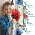 thumbnail image 3 of Blackout Kids Curtains,Pioneer Flower Childrens Insulated Curtains Set Of 2,Bedroom Essentials,Toddler Room Decor 42x84in(106x213cm), 3 of 4