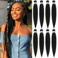 Braiding Hair,26 Inch 8 Packs Long Pre Stretched Braiding Hair