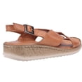 thumbnail image 4 of Hush Puppies Womens Elena Leather Wedge Sandal, 4 of 4