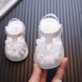thumbnail image 4 of Duqingm Water Sandals Boys Girls Sandals Open-Toe Summer Outdoor Unisex Child Sport Sandals Athletic Lightweight White,5, 4 of 6
