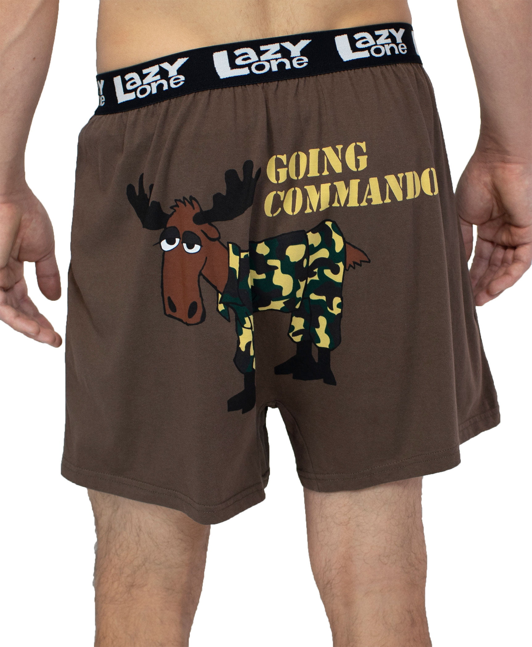 Animal Lion Mens Funny Underwear Print Novelty Boxer Briefs
