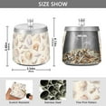 thumbnail image 2 of Yayeee Ashtray with Lid for Cigarette Smokeless Stainless Steel Home Ash Holder, Colorful Watercolor Seashells, 2 of 7