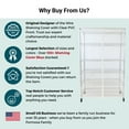 thumbnail image 5 of Covered Living Storage Shelving unit cover See Through PVC, fits Racks 48" Wx24 Dx72 H All Clear PVC (Cover only), 5 of 9