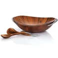 thumbnail image 1 of Nambe - Braid Salad Bowl With Servers 12", 1 of 1