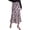 Black Purple Flower, variant on Satin Skirts for Women Trendy Spring Summer High Waisted Leopard Print Cocktail Wedding Long Silk Midi Skirt