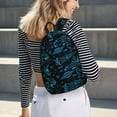 thumbnail image 5 of Lsque Spacecraft Pattern Canvas Daypack, Durable Backpack, High-quality Versatile Backpack,Vintage Compact Backpack-Medium, 5 of 6