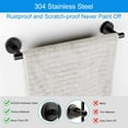 thumbnail image 4 of 4Pcs Bathroom Hardware Set, Matte Black Bathroom, 4 of 5