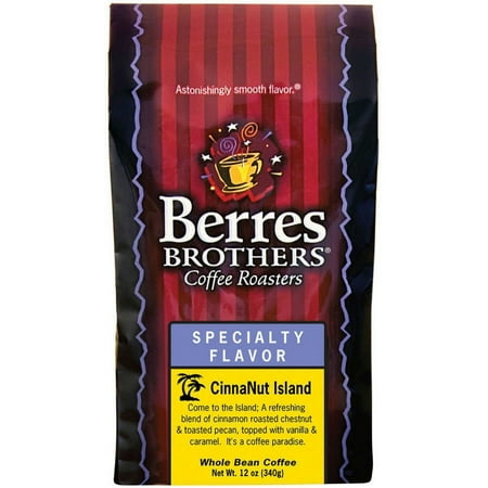 Berres Brothers Coffee Roasters Specialty Flavor CinnaNut Island Whole Bean Coffee, 12 oz