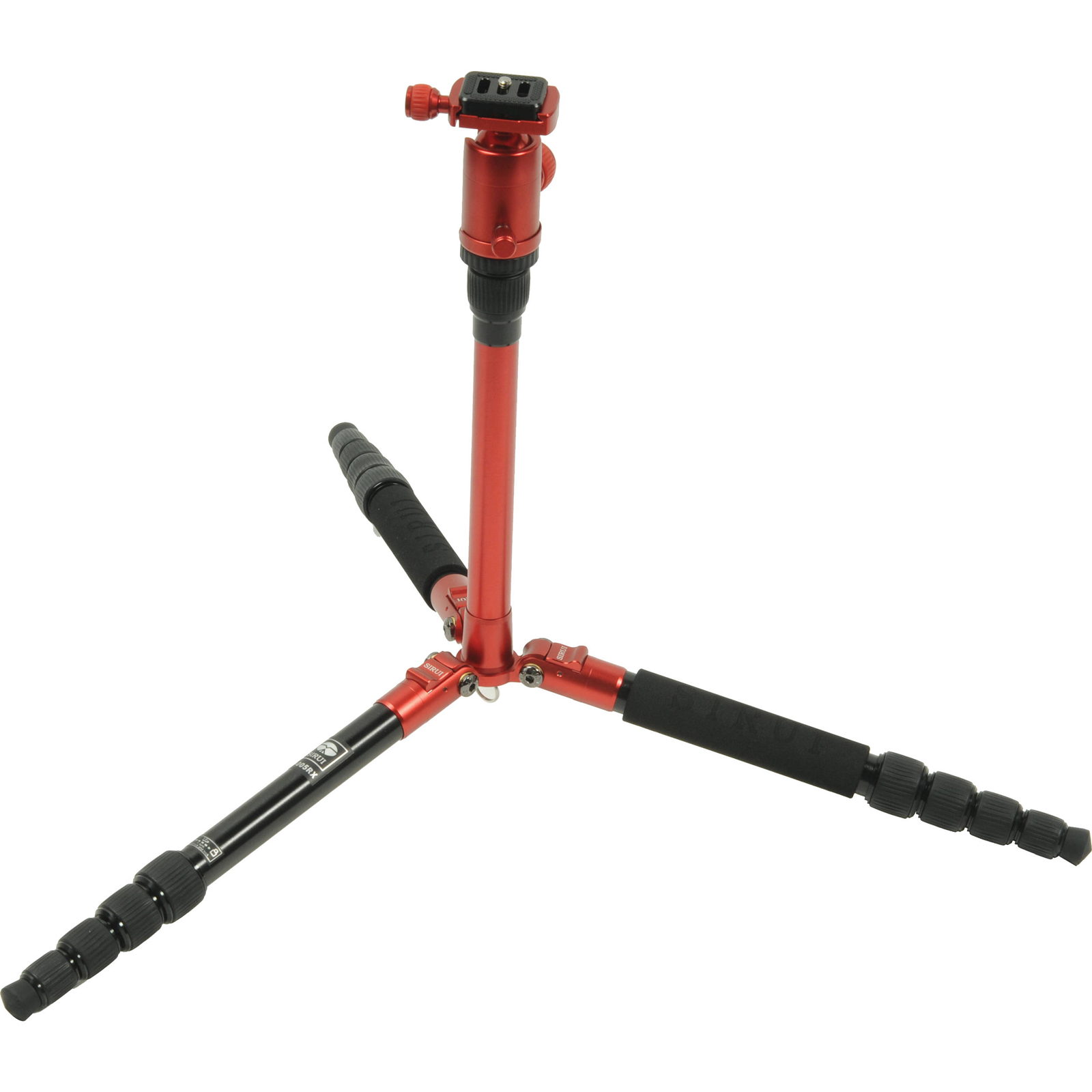 Sirui T-005X 54" Aluminum Alloy Tripod with C-10X Ball Head & Case (Red) - image 4 of 4