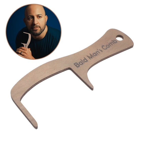 GOOHOCHY Wood Comb for Men Coffee Color Gentle on Scalp and Hair Ensures Tidy Style Versatile for All Hair 4.5 Inches