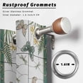 thumbnail image 6 of 1 Panel Outdoor Curtains for Patio Waterproof 54"x108" Stained Glass Weatherproof Privacy Outsides Curtains, Butterfly Flowers Spring Watercolor Plant Grommet Thermal Drapes for Cabana Porch Pergola, 6 of 8