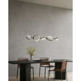 thumbnail image 3 of Kuzco Lighting - Serif - 56.13 Inch 35W 1 LED Island   Black Finish with Frosted, 3 of 3