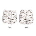 thumbnail image 5 of Vsdgher Dachshund Dog Print Women's Running Double Layer Shorts High Waisted with Pockets Elastic Yoga Workout Athletic Gym Sports, 5 of 8