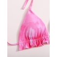 thumbnail image 3 of Women's 3 Piece Bathing Suit Triangle Bikini Swimsuit Set with Cover Up Skirt, 3 of 6