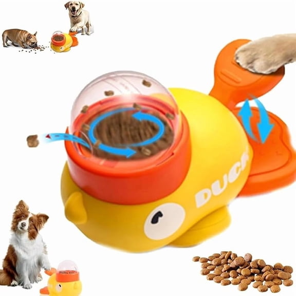 Small Dog Interactive Treat Dispenser Toy, Food Puzzle Slow Feeder