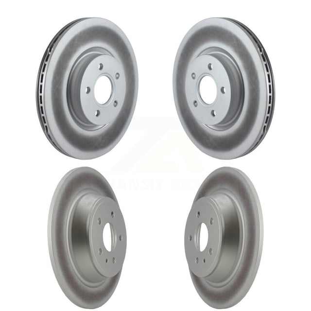 Genius Front Rear Coated Disc Brake Rotors Kit for Car Ford Escape Lincoln MKC KG-101052