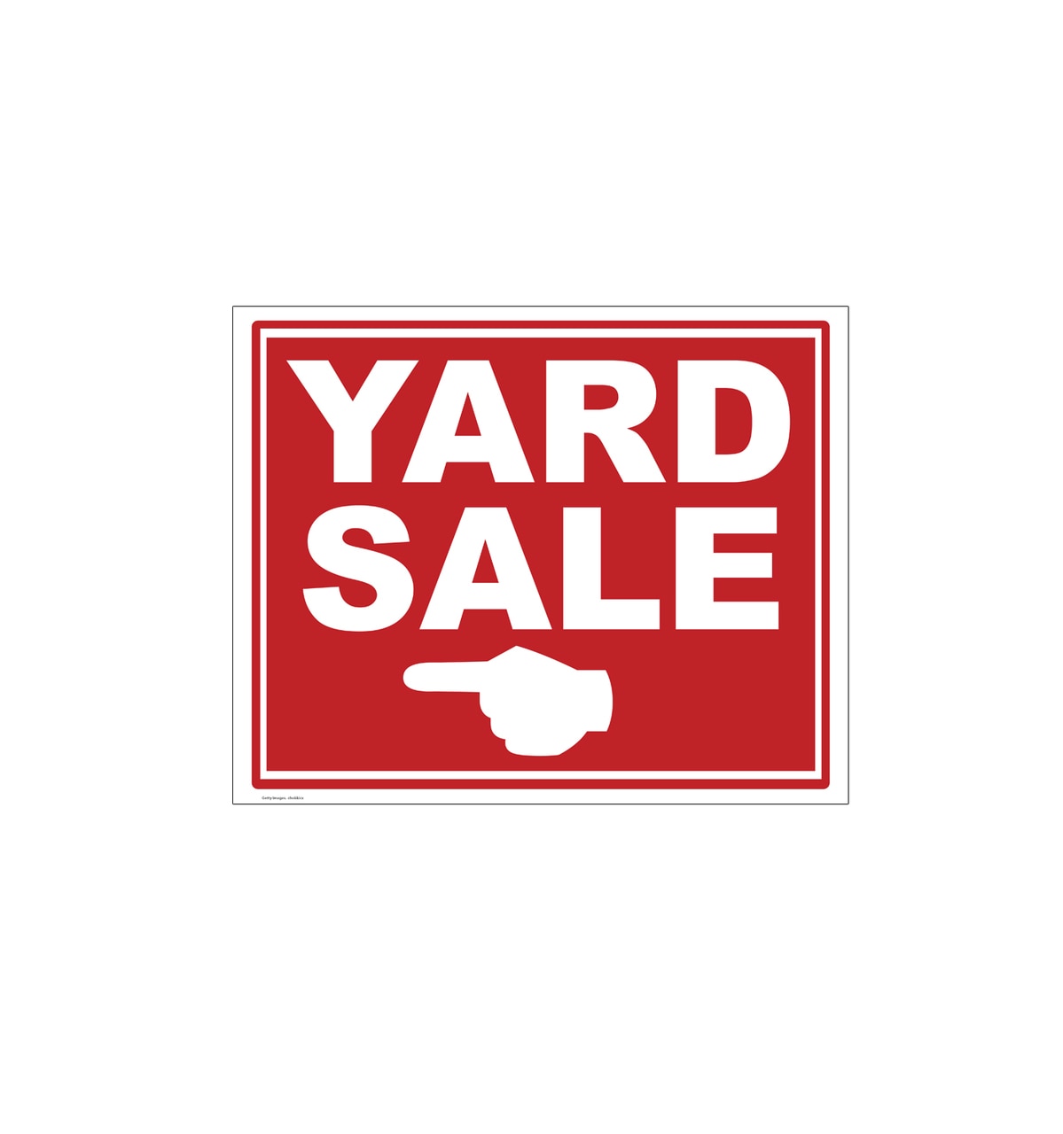 Yard Sale Yard Sign Left 3069 Cardboard Cutout