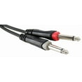 thumbnail image 4 of Gearlux 3.5 mm TRS (1/8") to Dual 1/4 inch TS Stereo Breakout Cable -10 Feet - 2 Pack, 4 of 5