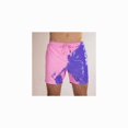 thumbnail image 1 of Temperature-Sensitive Color-Changing Beach Men Swimming Pants Sport Summer Swimsuit Surfing Swim Trunks Shorts， L, Pink, 1 of 7