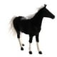 thumbnail image 5 of Figura de simulación de caballo, modelo animal, adorno para el hogar, muñeco de peluche, juguete para niños Negro, 5 of 9