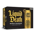 thumbnail image 5 of Liquid Death, Mango Chainsaw, Mango-Flavored Sparkling Water, 8-Pack (19.2oz Cans), Low Calorie & No Artificial Sweeteners, 5 of 8