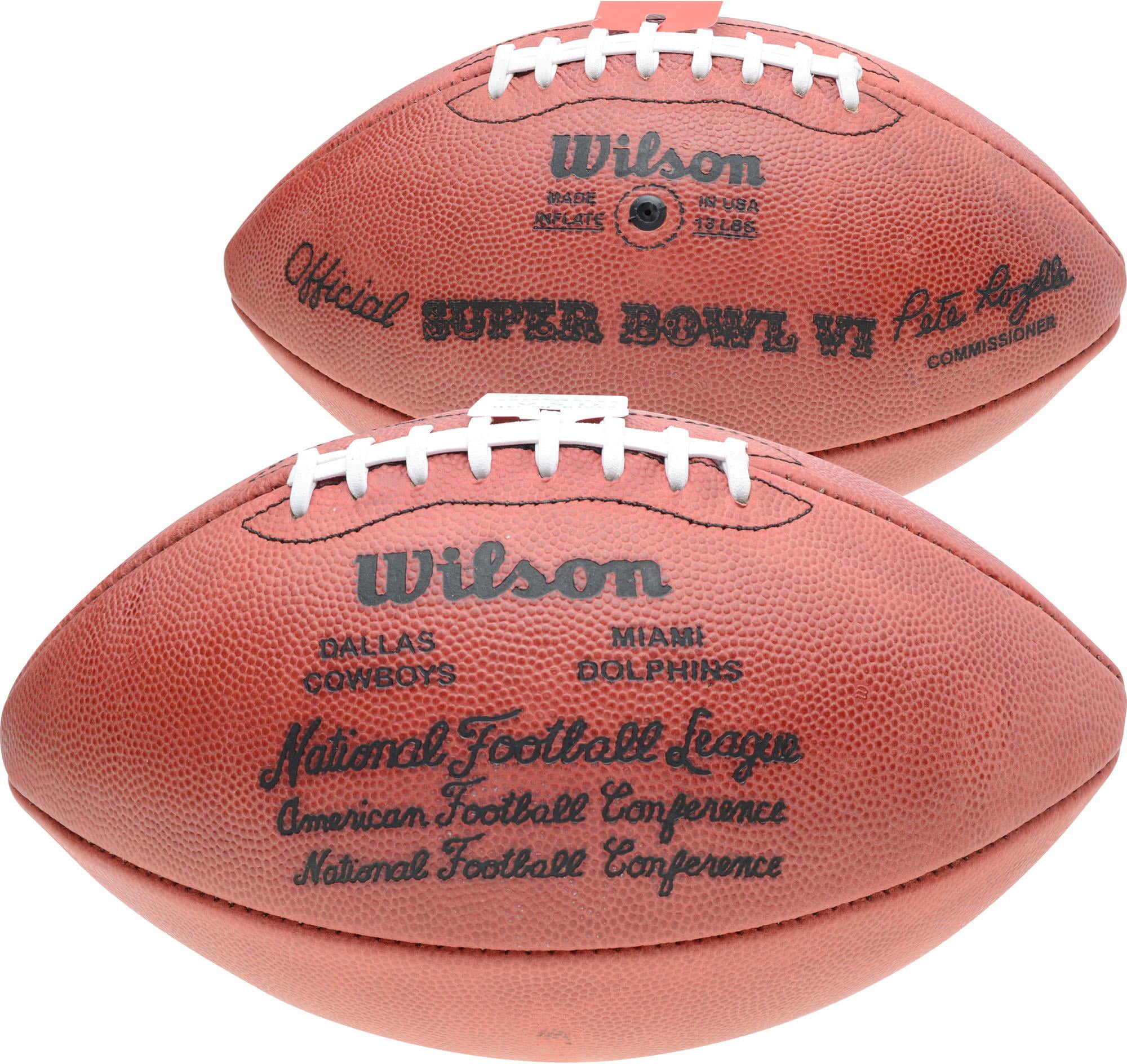 Super Bowl VI Wilson Official Game Football