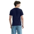 thumbnail image 5 of Hanes Men Crew neck T-Shirt 4-Pack ComfortSoft 100% Cotton Heavyweight Tee Plain, 5 of 6