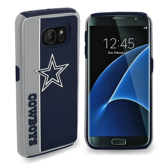 FOCO NFL Dallas Cowboys Dual Hybrid Bold Case for Samsung Galaxy S8