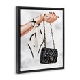 thumbnail image 3 of Stupell Industries Contemporary Black Handbag on Wrist Black Floating Frame Canvas Art, 17 x 21, by Ziwei Li, 3 of 8