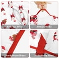 thumbnail image 6 of White Christmas Santa Pattern Toddler Nap Mats for Kids Preschool,60"x20" Sleeping Mat Bag or Kids,Toddler Sleeping Bag,Toddler Nap Mat or Daycare, 6 of 6