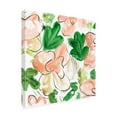 thumbnail image 3 of Canvas Wall Art - Melissa Wang 'Peachy Flora III' Wall Art for Living Room, Bedroom, or Office Décor by Trademark Fine Art - 35 x 35 Inches, 3 of 4