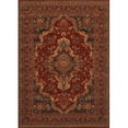 thumbnail image 1 of Couristan 10673097066100T 6 ft. 6 in. x 9 ft. 10 in. Old World Classics Kerman Med Rectangle Area Rug - Burgundy, 1 of 5