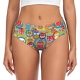 thumbnail image 1 of Balery Boho Cute Owls Ropa Interior de Algodón para Mujer con Dibujo – Braguitas Cómodas y Elásticas, Estilo Clásico-3X-Large, 1 of 6
