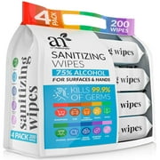 ArtNaturals Sanitizing Wipes, 50 Count (4 Pack)