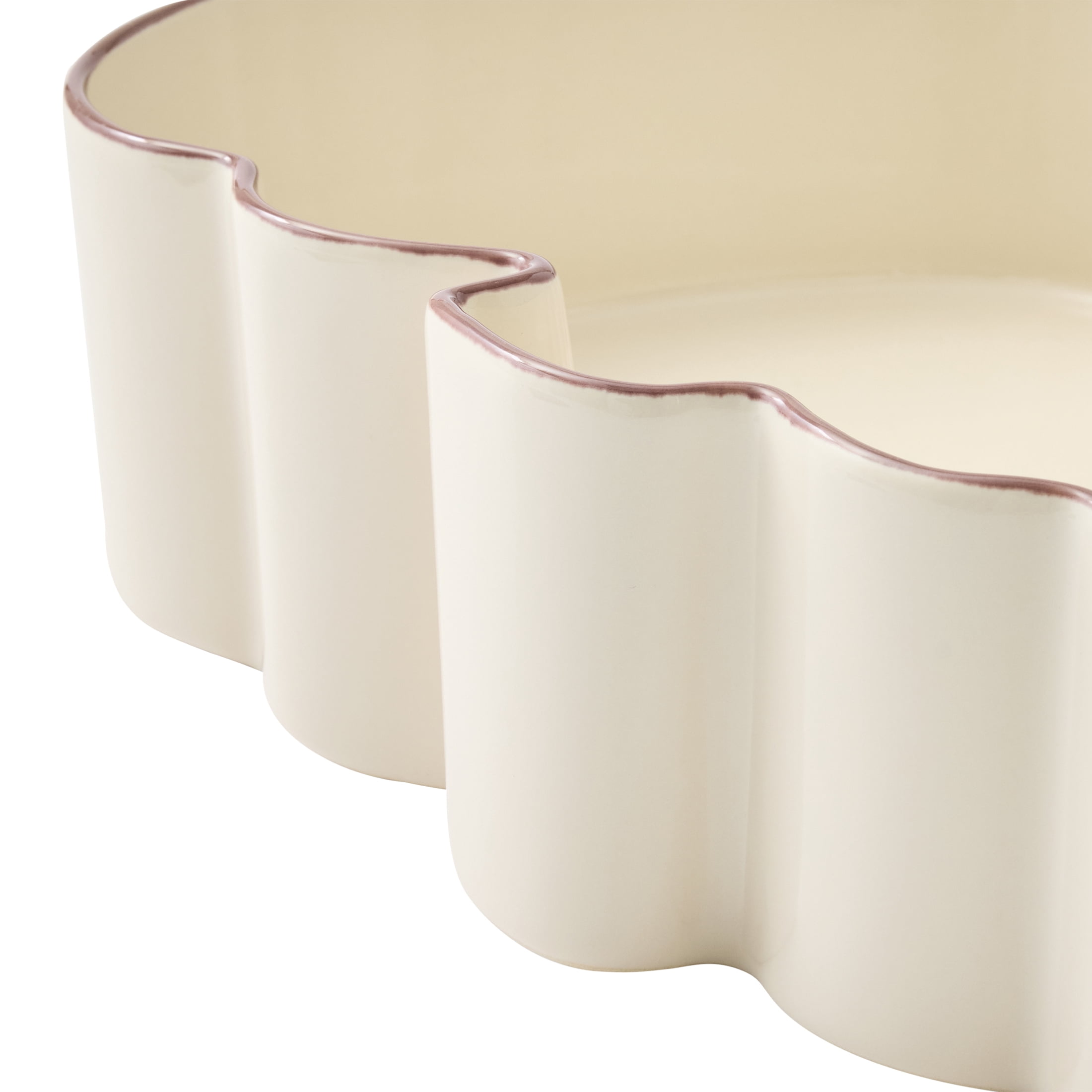 Better Homes & Gardens 10 in x 13 in Cream Figural Pumpkin Stoneware Baking Dish