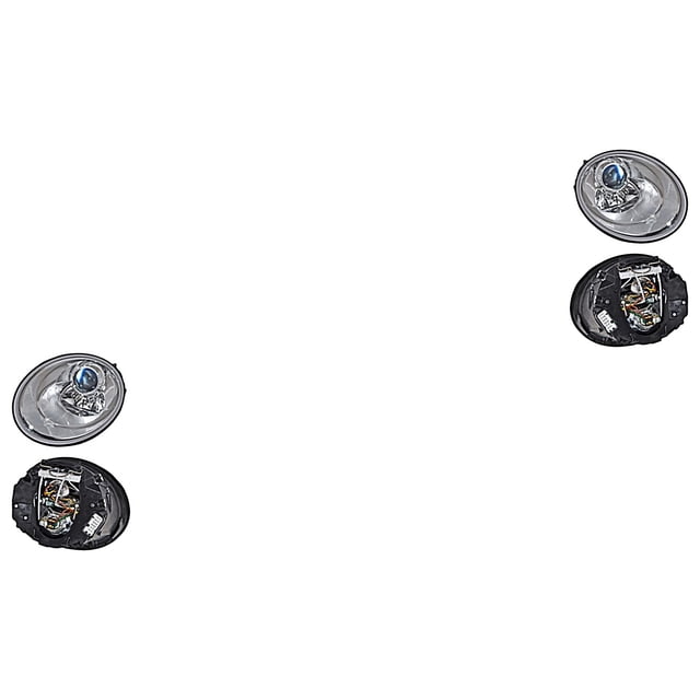 Par de Faros TYC Beetle 2006 A 2011 Volkswagen