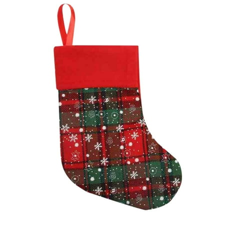 

Fashion Jewelry Christmas Stockings Gift Bag Candy Sock Bags Snowflake Socks Plaid Burlap Holder Tree Decor Vintage Wedding Cake Chandelier