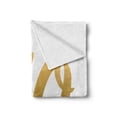 thumbnail image 2 of Xo Soft Flannel Fleece Blanket, Hugs and Kisses Valentine Days Inspired Background Vintage Style Celebration Image, Cozy Plush for Indoor and Outdoor Use, 50" x 60", Sand Brown White, by Ambesonne, 2 of 6